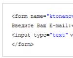 HTML Forms Példák a HTML űrlaphoz